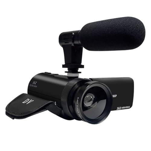 Caméscope enregistrement audio haute clarté avec zoom numérique performant et micro