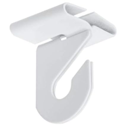 SharpTank Classroom Ceiling Hooks - High Strength Aluminum Ceiling Track Bar-Clamp Fastener Designed for Drop-Ceiling T-Bars - Holds up to 15 lbs (12 Pairs)