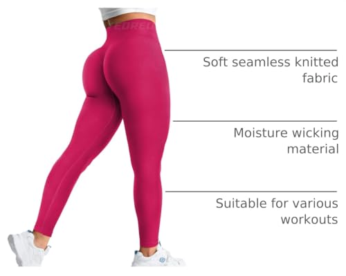 Image of YEOREO Boost Amplify Leggings for Women Seamless Scrunch Leggings | High Waist, Scrunch, Yoga, Athletic