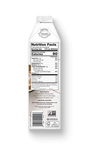 Elmhurst Barista Edition Almond Milk, 32 Ounce (Pack of 6) - Thumbnail 2