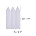 KINGLAKE 100 Pcs 3 Inch Peat Pots, Seeds Starter, Transplant Seedlings With 100 Pcs White Plastic Plant Labels