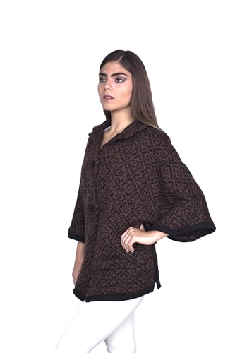 Alpaca Poncho Women | Alpaca Ruanas For Women | Alpaca Wool Poncho | Peruvian Cape For Women | Alpaca Wool Ponchos3
