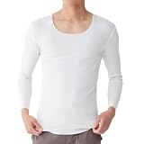GUNZE(グンゼ) ロングスリーブ 【アウターにひびきにくい】YG NEXTRA〈CUT OFF〉 長袖 クルーネック 天然発熱 日本製 部屋干し対応 抗菌 USAコットン