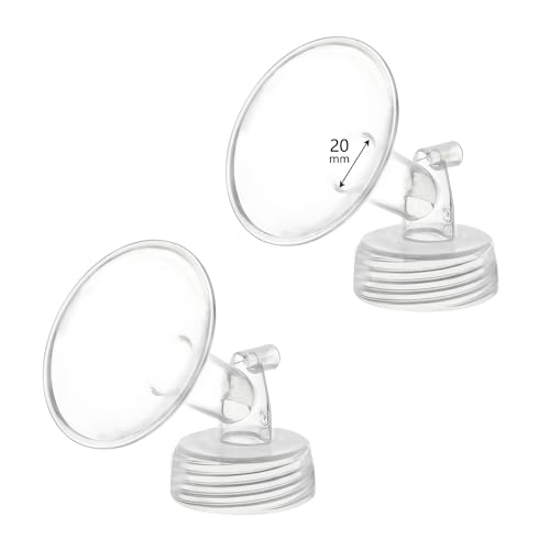 Momstouch 20mm Flange Compatible with Spectra S1 S2 9 Plus Synergy Gold Breastpump Replacement to Spectra Pump Parts and Spectra Flange; Not Original; Replaces Spectra Shield