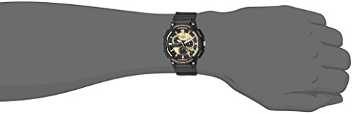 Image of Casio Men's MCW-200H-9AVCF Retrograde Analog Display Quartz Black Watch