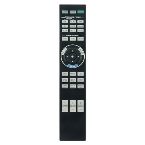 VINABTY RM-PJ24 Replacement Remote Control Compatible with SONY Projector VPL-GTZ380 VPL-VW385ES VPL-VW515ES VPL-VW515 VPL-VW520/B VPL-VW520/W VPL-VW520 VPL-VW528 VPL-VW675ES