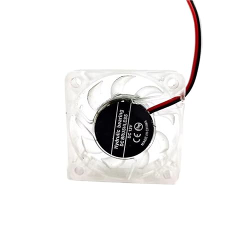 Cooling Fan for GUNCAIZHU 4010 40 * 40 * 10mm Hydrulic Bearing Transparent Fan Blades DC12V 0.1A