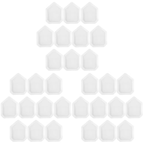 SOLUSTRE 30pcs Strong Weighing Boats Industrial Scale Plate Tray for Kitchens Labs and Precise Weighing