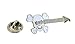 Gemelolandia Pin de soupe Guitare électrique avec tête de mort | Cadeaux Originaux Pour la Décoration Vêtements et Accessoires | Pour les Occasions Spéciales