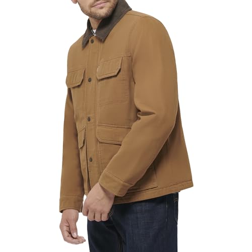 Levi's Men's Cotton 4-Pocket Depot Jacket with Corduroy Collar3