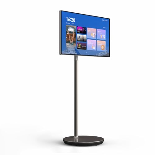 Ficha técnica GTUOXIES Monitor de pantalla inteligente portátil de 32 pulgadas UHD 4K con 10 puntos táctiles ajuste de ángulo múltiple diseño inalámbrico Android 13 movimiento completo para el hogar negocios - Fernando Cortés