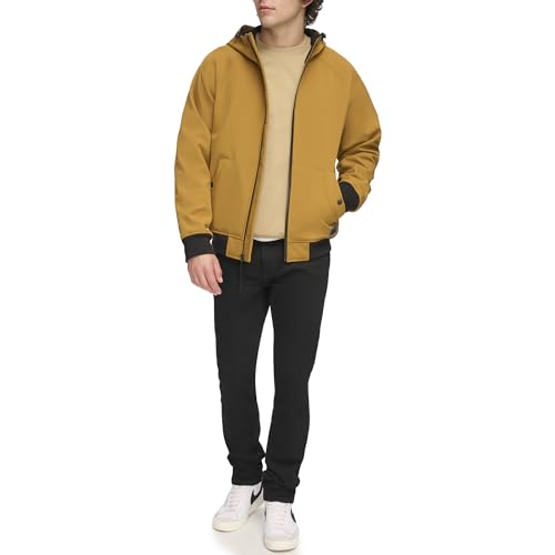 Image of Levi's Men's Hooded Water Resistant Softshell Bomber Jacket