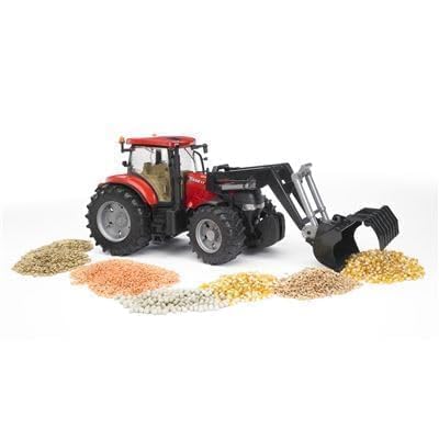 Image of VIKINGS Kids Toy RC Tractor Wide Wheel Front Push Arm with Remote Control, 1:24 Scale, Red, Battery and Remote Included, Minimum Age 3 Years