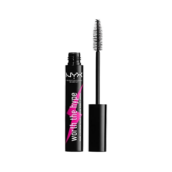 NYX-PROFESSIONAL-MAKEUP-Worth-The-Hype-Volumizing-Lengthening-Mascara-Black NYX PROFESSIONAL MAKEUP Worth The Hype Volumizing & Lengthening Mascara, Black