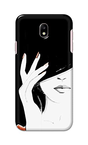Image of PRINTFIDAA Photo of Beautiful Girl Hard Back Cover for Samsung Galaxy J7 (2017) / Samsung J7 Pro, J730F / DS Back Cover -(P6) KAT1005