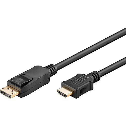 Goobay 64839 - DisplayPort 1.2 to HDMI 2.0 / DP to HDMI Connection Cable / 4K @ 60Hz High Speed Cable / 1M