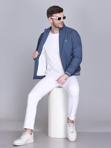 Image of RARE TIMES Men Puffer Jacket | Padded Jacket | Quilted Jacket | Trendy Winter Full Sleeve with Zipper Pocket Jacket (Pack of 1)