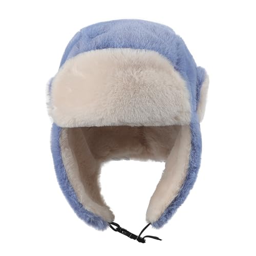 MioCloth Kids Faux Fur Winter Hat Thermal Warm Skiing Hat Outdoor Snowboard Cycling Trooper Ear Flap Cap for Boy Girl