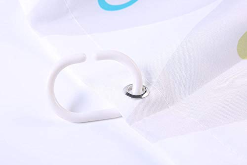 Bathroom Shower Curtain Blue Antique Oriental Traditional Pattern Ogee Abstract Mediterranean Shape Gray Rich Architecture Decorative Bath Curtain Water Proof With Hooks 60X72 Inch #TOP2