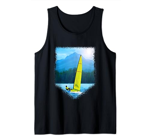 Vela Ligera Barco Optimist Camiseta sin Mangas