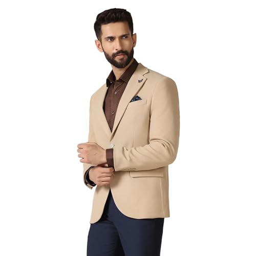 Image of Blackberrys Men's Textured Slim Fit Blazer