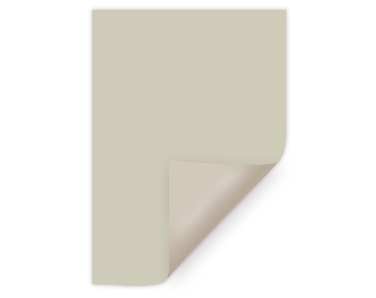 Briefpapier-Set 250 Briefbögen DIN A4 (Papier 90 g/qm) + 250 Umschläge DIN lang (22 x 11 cm) haftklebend beidseitig bedruckbar Kopierpapier für Einladung Briefpost Firmenpost Urkunde beige Sandfarbe