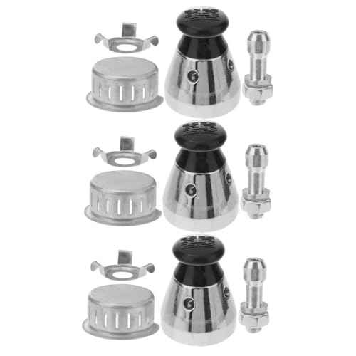 Alipis Kit de 3 válvulas de alivio de presión para olla a presión, piezas de repuesto de seguridad miniatura 1