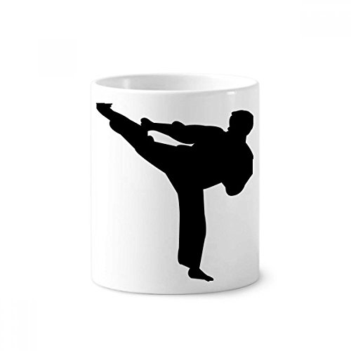 Cadeau Shaolin Kung Fu : tasse en céramique blanche originale pour fans d'arts martiaux