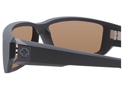 Spy Optic Dirty Mo Sunglasses Matte Black w/Happy Bronze Polarized Green Spectra Lens + Sticker4