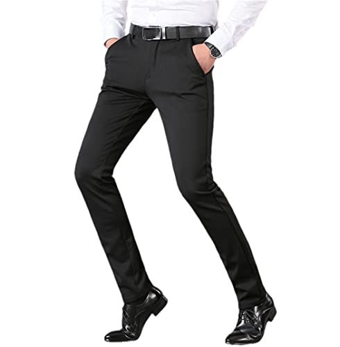 Casual Men Korean Stretch Long Pants, Men's Business Trousers