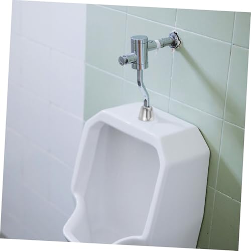 Válvula de descarga protector de acero inoxidable para botón de urinario manual 5