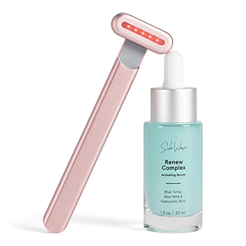 Solawave 4-in-1 Facial Wand and Renew Complex Serum...