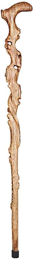 Bastón de madera maciza, bastón de madera maciza, bastón para andador de madera, andador de anciano, muletas de madera maciza antideslizante para hombres, senderismo, plegable, C