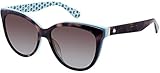 Kate Spade New York Women's Daesha/S Polarized Cat Eye Sunglasses, Havana, One Size