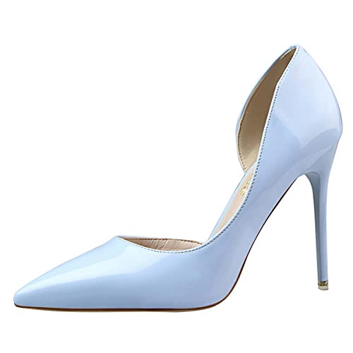 JOEupin Women's High Heels Closed Toe Stiletto Pointed Toe D'Orsay Sexy Dress Wedding Party Pumps Shoes