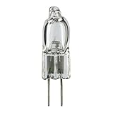 6V 30W Halogen Light Bulb JC6V-30W/G4 Lamp for Nikon, Zeiss, Olympus, Leitz, Accu-Scope and Amscope Microscopes.