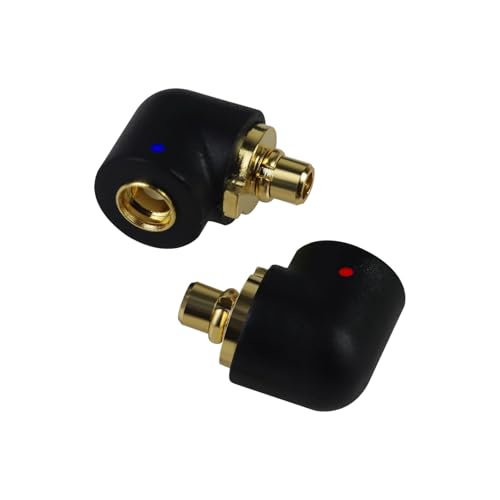 cooyin ER4SR-MMCX 変換コネクター コネクターキット Etymotic用 ERシリーズコネクタ(オス) to MMCXコネクタ(メス) ER4SR・ER4XRどに対応 2個セット ブラック