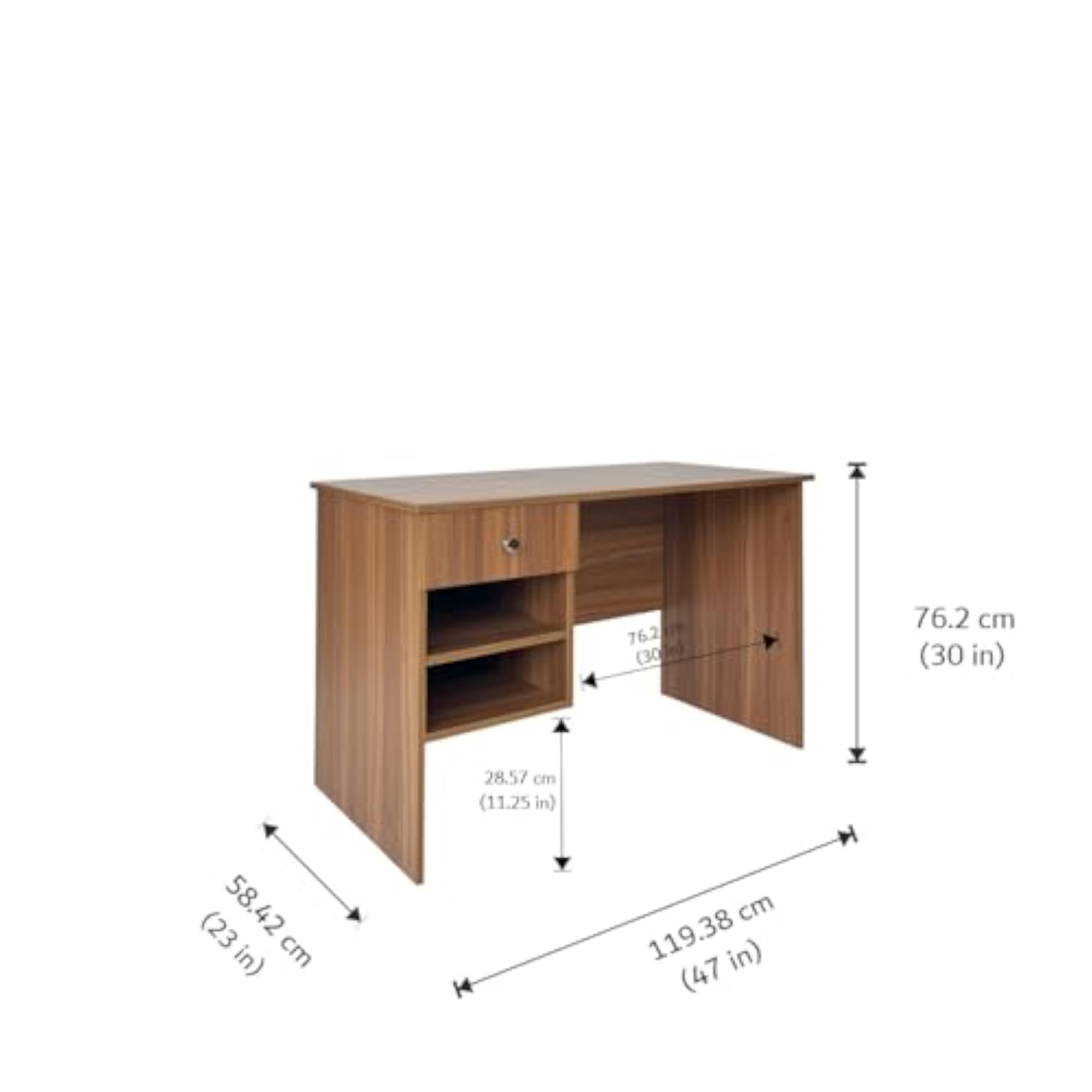 Midland Study Table with Drawer, Engineered Wood