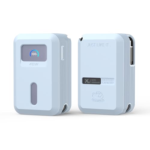 SIKAI CASE یP[X For Anker Nano Power Bank (10000mAh, 45W, 莮 USB-CP[u) pP[X _炩 VR ELYEzR΍ Ռz ^ѕ֗ A1638oCobe