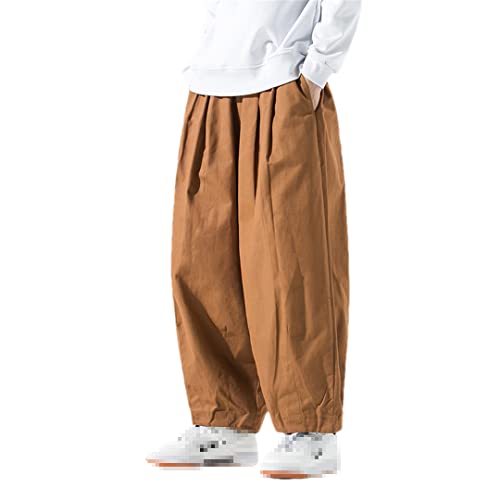 Pantalon cargo homme ample et décontracté en coupe oversize
