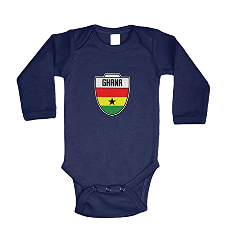 Haase Unlimited Ghana Soccer Crest - Country Pride Bodysuit