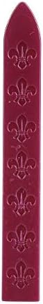 Mogokoyo 12 Pcs Wax Seal Sticks Kit Without Wicks, Antique Sealing Wax Sticks Set with Melting Spoon and Candles For Postage Letter Retro Vintage Manuscript Stamp Seals (Wine Red)