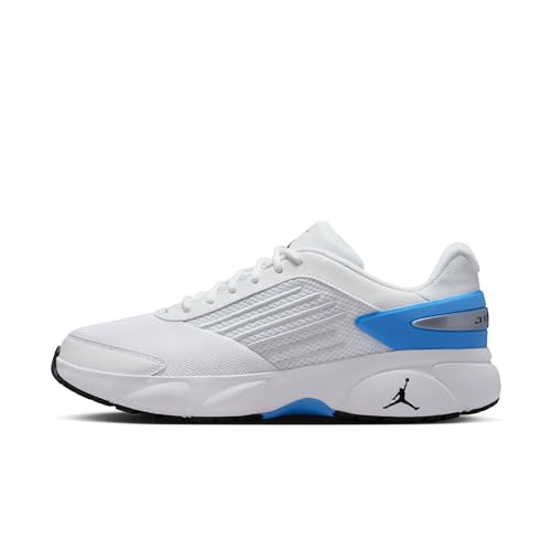 Image of Nike Mens Jordan Trunner Flow White /Black-University Blue Basic /Active Shoes UK 11