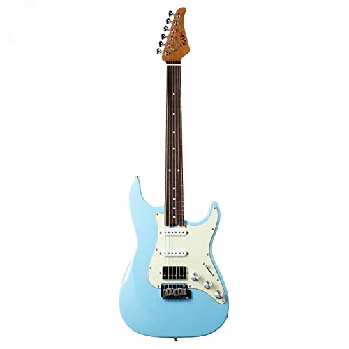 ギター EART Electric Guitar SSS Blue EART Electric Guitar 6