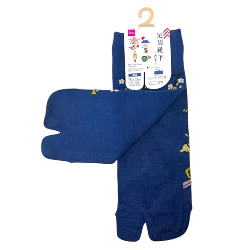 Japan Style Tabi Socks for Split Toe, Comfortable Tabi Toe Socks for Unisex Mt. Fuji, Lucky Cat, Sushi, Sumo, Ukiyoe, Hokusai2