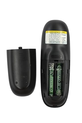 Image of BLACKSHEEP Fan Remote Compatible with Havells BLDC Fan CELILX0222 | 5 Speed Control | Timer Function | Mode & Light Control | Replacement Remote for Ceiling Fan | Black | FN 5