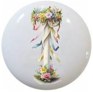 Watercolor Maypoles May Poles by DC Flower on 1.5