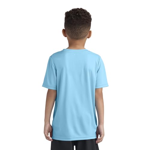 Image of Messi Boys' Lifestyle Short Sleeve T-Shirt, Slim-fit Graphic Tee, Cotton Blend Fabric