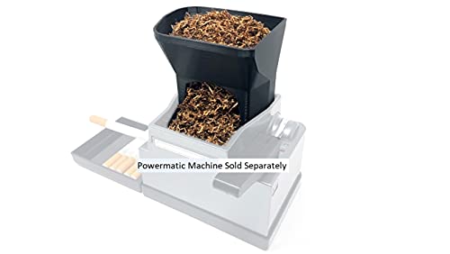 Ergo 3d Tobacco Hopper Accessory fits onto Powermatic 2 & 2+ Electric Cigarette Rolling Machine Injector for Hand Rolled Smokes. Includes the Ergo 3D Hopper ONLY! (Powermatic Machine Sold Separately!)