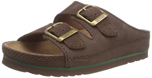 Scholl Air Bag Nublined-U, Scarpe da lavoro per settore medico Unisex - Adulto, Marrone, 41 EU